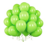 Teselife Ballons Vert Fruit, 50Pièces 12Pouces Mat Vert Fruit Latex Ballon Arche Guirlande Garçon Hommes Femmes Anniversaire Mariage Proposition Valentin Douche Nuptiale Diplôme Noël Fiançailles Déco