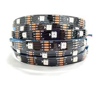 Tesfish 12V WS2815 Bande Lumineuse LED, 5m RGB Double Signal LED Pixel Strip 150 LEDs IP30 Flexible Full Color Ruban LED Programmable Adressable Individuellement pour DIY, Décoration Publicitaire