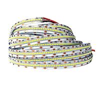 Tesfish Ruban LED 24V, Bande Blanc 6000K Version Pro Super Brillante 5M 18000LM SMD 2025 IP20 420 LEDs/M, Total 2100 LEDs Bande Lumineuse Néon pour Chambre, Décoration de Cuisine