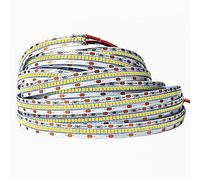 Tesfish Ruban LED 24V, Bande Blanc Naturel 4000K Version Pro Super Brillante 5M 18000LM SMD 2025 IP20 420 LEDs/M, Total 2100 LEDs Bande Lumineuse Néon pour Chambre, Décoration de Cuisine