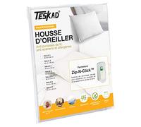 Teskad Housse d'oreiller 40 x 80 cm - Anti punaises de lit, acariens et allergènes