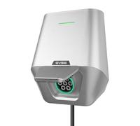 Teskee Wallbox 22kW Type 2 Compatible avec Tous Les véhicules électriques Utilisation intérieure et extérieure Courant réglable 16A/24A/32A Triphasé Câble de 1M