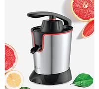 TESLA CJ301BX Presse-agrumes 300 W Plastique Verre Capacité 650 ml 2 Cônes Pivotant bidirectionnel Manche pression) Inox-Noir