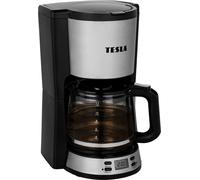 TESLA CoffeeMaster ES300 machine à café ordinaire, 12 tasses, minuterie, écran, filtre permanent, réservoir de 1,5L,