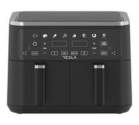 Tesla - Friteuse à air chaud air fryer double bac 9l 2400w AF900BSD