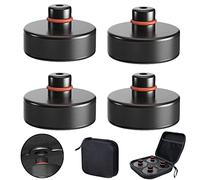 Tesla Model 3 Lot de 4 coussinets en caoutchouc pour cric de chariot de manutention et support universel en caoutchouc pour voiture, SUV Robuste et pratique, pour la protection du cric de voiture et
