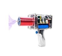 Tesla Pistolet à main, foudre artificiel, mini générateur d'arc d'étincelles portable, pour science, physique, enseignement, expérience, université, lycée, jouet à faire soi-même (édition régulière)