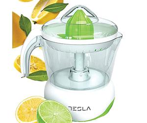 Tesla Presse-agrumes CJ100WG, 40 W, capacité 700 ml, couvercle de protection, blanc
