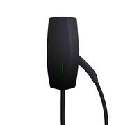 Tesla Wall Connector | Type 2 | Compatible avec Tous Les véhicules électriques | Monophasé et triphasé | Jusqu'à 22 KW | Câble de 7.3m Inclus | avec Plaque Frontale Loady Noir