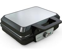 Tesla WM200BX - Gaufrier - 2 gaufre(s) - 1000 Watt - Noir / Argent