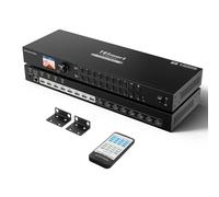 TESmart 8x8 Seamless HDMI Matrix Switch 1920x1080@60Hz Commutateur matriciel, Rack Mount HDMI Matrix Switcher 8 en 8 Out, Télécommande, avec Audio Split, Preview Mode, RS-232, LAN Control, Rename Port