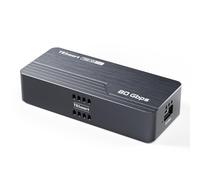 TESmart Boîtier SSD M.2 NVMe 80 Gbit/s avec puce JHL9480, compatible PCIe 5.0 SSD | Refroidissement intelligent | Prise en charge Thunderbolt 5/4/3/USB4 v2/USB4 | 8 To max | Stockage externe haute