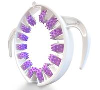 TESMED Cellulite Smooth Masseur Anti Cellulite Manuel avec Rouleaux Brevetés - Drainage Lymphatique Maison, Effet Affinant Peau d’Orange - Massage Jambes Lourdes, Cuisses et Fesses - Made in Italy