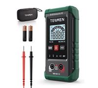 TESMEN TM-510 Multimetre Numerique, Testeur Electrique 4000 Comptes, Multimetre Professionnel Mesure Intelligente, Auto-Ranging Voltmetre, Mesure La Tension AC/DC, Resistance, Continuite - Vert