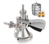 Tesmotor Bouchon conique type A, filetage G5/8, avec valve de surpression, en acier inoxydable 304, pour système de brassage domestique, bars, restaurants et fêtes de famille