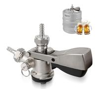 Tesmotor Bouchon conique type D G5/8 avec valve de surpression, en acier inoxydable 304, pour système de brassage domestique, bars, restaurants et fêtes de famille