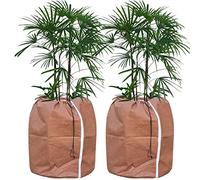 Tesmotor Housses de Protection en Pot pour Plantes, 100 g/m² Housses d’hivernage pour Plantes en Pot - Ø65 x H 70 cm - Lot de 2
