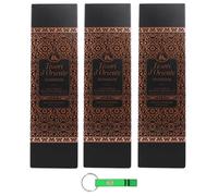 Tesori D´Oriente Hammam Lot de 3 diffuseurs de parfum d'ambiance avec bâtonnets 200 ml + porte-clés Beni Culinari