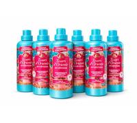 Tesori d'Oriente Ayurveda Adoucissant Concentré - Lot de 6 (6 x 760 ml) - Marque italienne - Parfum Amla & Patchouli - Fraîcheur longue durée - Linge extra doux - Haut rendement Veltao