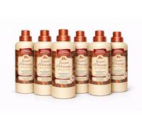 Tesori d'Oriente Byzantium - Adoucissant concentré - Parfum italien - Rose Nera & Labdano - Lot de 6 (6 bouteilles) - Parfum longue durée - Linge extra doux Veltao