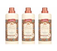 Tesori d'Oriente Byzantium - Lot de 3 adoucissants - 1160 ml chacun - Total 3480 ml - Rose Nera & Labdano - Parfum concentré - Parfum longue durée Veltao