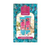 TESORI D'ORIENTE Coffret cadeau crème de douche et crème pour le corps « Ayurveda » 250 ml, soin corporel aromatique, bien-être pour le corps et les sens