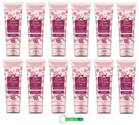 Tesori d'Oriente Ikigai Lot de 12 crèmes de douche avec fleurs de cerisier et gel douche à l'eau de riz, 250 ml + porte-clés Beni Culinari