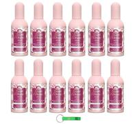Tesori d'Oriente Ikigai Lot de 12 parfums aromatiques avec fleurs de cerisier et gel douche de riz, 100 ml + porte-clés Beni Culinari