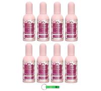 Tesori d'Oriente Ikigai Lot de 8 parfums aromatiques avec fleurs de cerisier et gel douche à l'eau de riz, 100 ml + porte-clés Beni Culinari