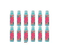 Tesori d'Oriente Lot de 12 déodorants en spray Ayurveda, Frutta Amla & Patchouli, 150 ml, protection 24h + porte-clés Italy Shop Service gratuit