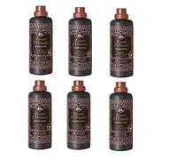Tesori d'oriente Lot de 6 bouteilles d'assouplissant à l’huile d'argan et orange, 750 ml