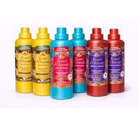 Tesori d'Oriente Lot de 6 flacons d'adoucissant concentré (6 x 760 ml) - 2 vaniglia & Zenzero + 2 Ayurveda + 2 x Persian Dream - Marque italienne - Fraîcheur longue durée - Linge extra doux Veltao