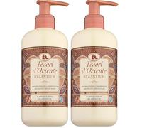 TESORI D'ORIENTE Savon crème aromatique au bYZANTIUM 300 ml avec rose noire et labdanum (Lot de 2)