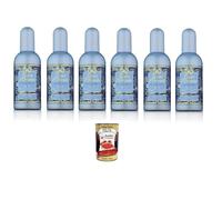 Tesori D'oriente Thalasso Therapy - Parfum marin - Notes de bergamote, lavande, patchouli et musc blanc - 6 x 100 ml + Italian Gourmet Polpa 400 g