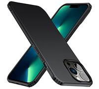 TesRank Coque iPhone 13 Pro Max, Etui Souple Flexible en Premium TPU, [Coins à Coussin d'air] [Anti-Rayures] pour iPhone 13 Pro Max-Noir