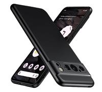 TesRank Coque pour Google Pixel 8 Pro, Etui Souple Flexible en Premium TPU, Antichoc, Anti-dérapante pour Google Pixel 8 Pro-Noir