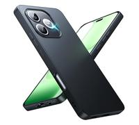 TesRank Coque pour Honor 600 Lite 5G Coque Étui Protection Souple Flexible en Premium TPU Housse Étui pour Honor 600 Lite 5G Case Antichoc Anti-Rayures-Noir