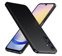 TesRank Coque pour Samsung Galaxy A25 5G, Etui Souple Flexible en Premium TPU, Antichoc, Anti-dérapante pour Samsung Galaxy A25 5G-Noir