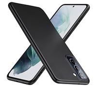 TesRank Coque Samsung Galaxy S21 FE 4G / 5G, Etui Souple Flexible en Premium TPU, Antichoc, Anti-dérapante pour Samsung Galaxy S21 FE-Noir