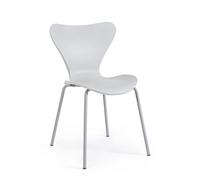 Tessa Chair Grey Ch. C-Coloured Leg