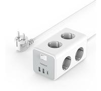 TESSAN 9 en 1 Multiprise USB C avec 6 Sorties AC avec 3 USB, 2M