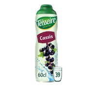 Teisseire Sirop de Cassis pour Boisson Rafraîchissante, Cocktails, Bidon Recyclable 60cl