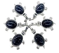 Tesselite Étrange Pierre Naturelle Cristal Pierre précieuse Obsidienne Blanc Turquoise Tortue Pendentif rétro Mignon Unisexe Printemps et Automne Usage Quotidien - aléatoire, albâtre, Taille Unique