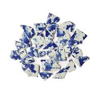 Tesselles mosaique Carreaux de céramique 14oz/397g (21-24 pièces) carreaux de mosaïque en céramique carreaux de processus de bricolage Mosaique verre (Color : Blue and White 11)
