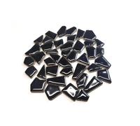Tesselles mosaique Carreaux de mosaïque en céramique faits à la main, 200 g/7,05 oz Mosaique verre(Black)