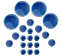 Tesselles Mosaïque en Céramique Bleue Irrégulière pour Bricolage