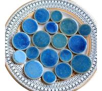 Tesselles mosaique Mosaïque ovale en céramique multicolore, 100 g, for bricolage, décoration murale Mosaique verre(14)