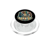 Tessera Tile Day Mosaïque tesselles Atelier PopSockets PopGrip pour MagSafe