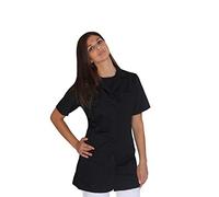 tessile astorino Broderie gratuite - Blouse de travail pour femme - Noir - Divisée pour Maître, entreprises, nettoyage, coiffeuse, esthéticienne, école d'enseignement - Casquette personnalisée Noir