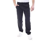 tessile astorino Pantalons de cuisinier et de chef avec élastique - Variété de couleurs - Homme et femme - pour cuisine et restaurant - Fabriqué en Italie, Noir , 3XL